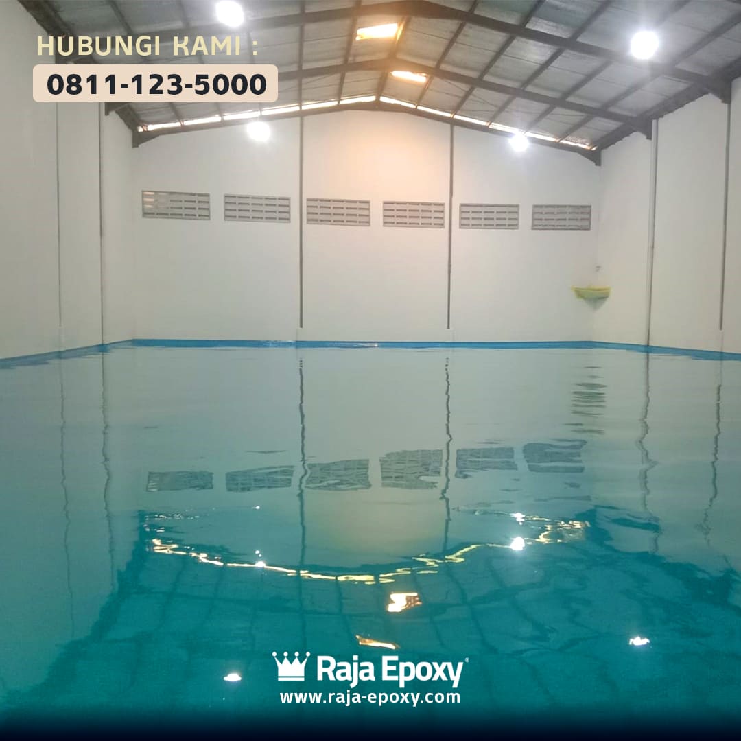 Pengecatan epoxy lantai parkiran basement yang anti slip dan tahan gesekan