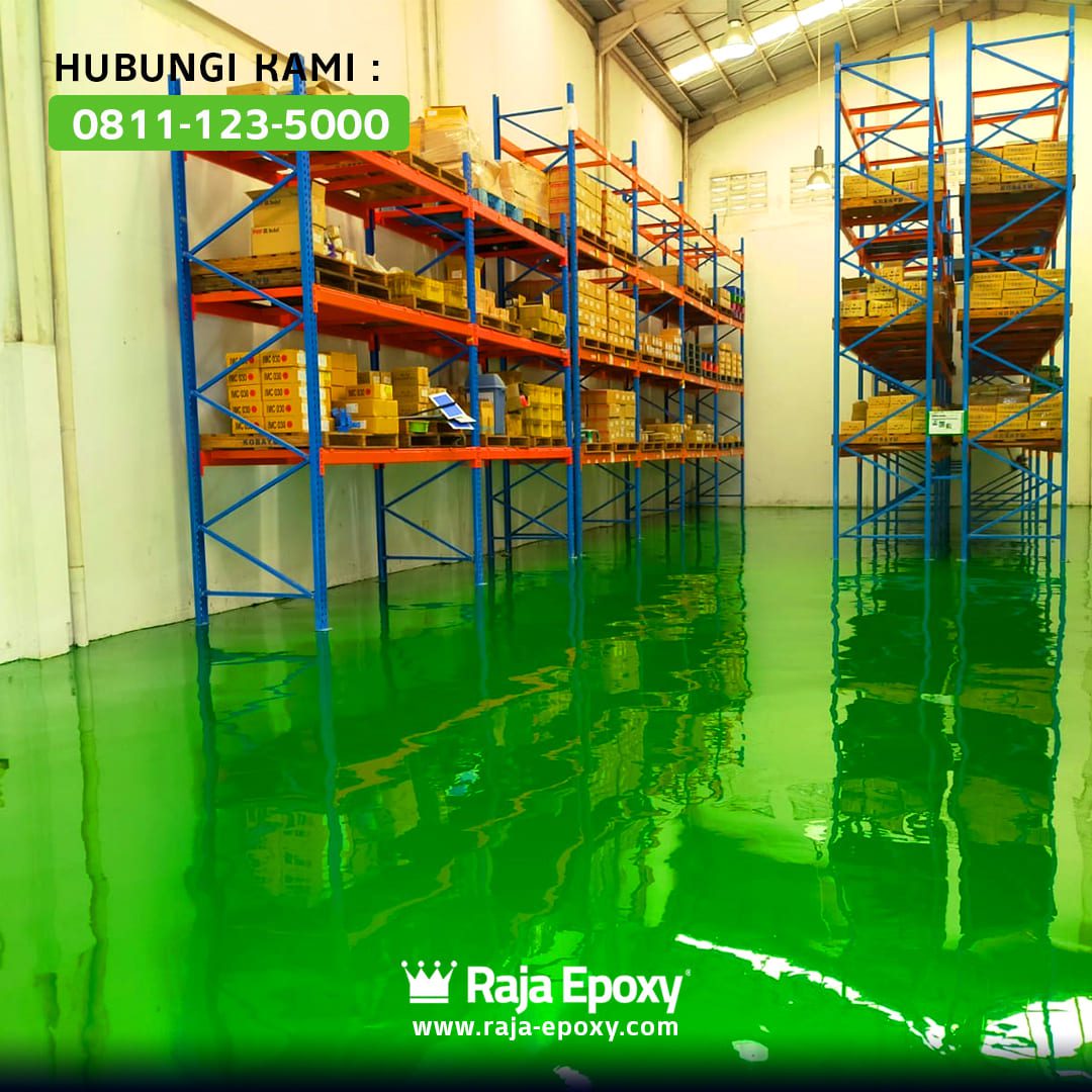 Pengecatan epoxy lantai parkiran basement yang anti slip dan tahan gesekan