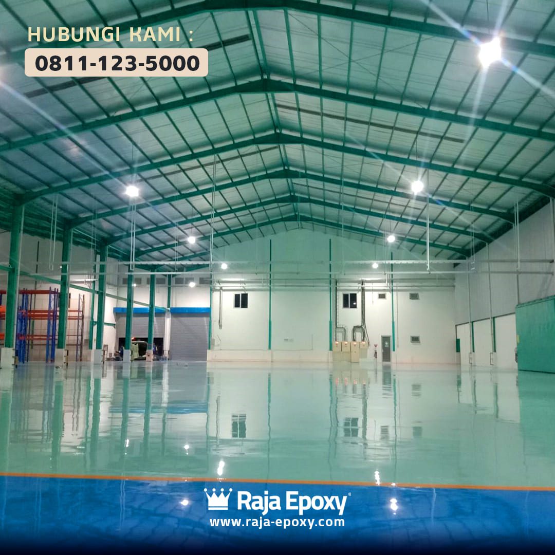 Pengecatan epoxy lantai parkiran basement yang anti slip dan tahan gesekan